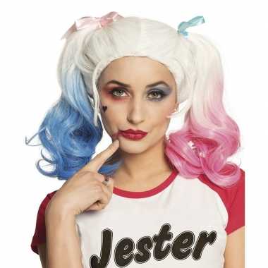 Quinn look a like staartjes damespruik carnaval