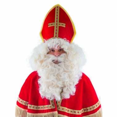 St nicolaas pruik baard snor carnaval