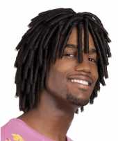 Rasta pruik korte dreadlocks carnaval